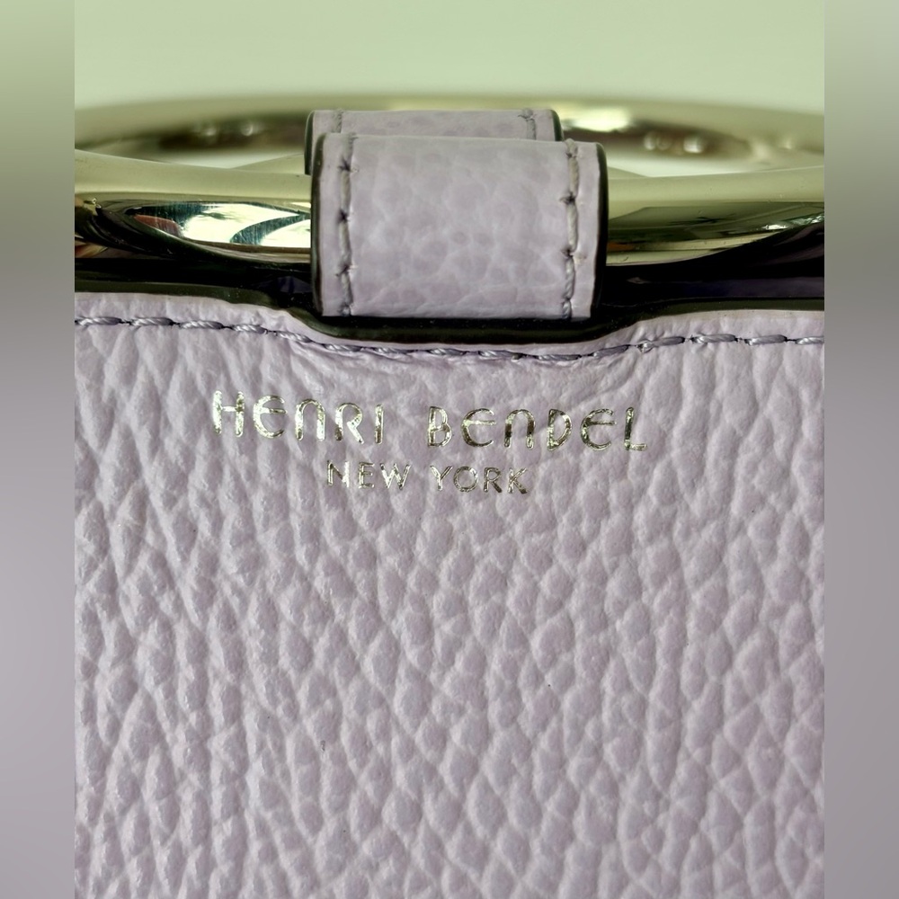 HENRI BENDEL MARQUIS MICRO TOTE/SHOULDER BAG- LILAC - Picture 9 of 10